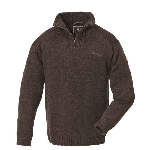 Pinewood Hurricane Sweater Brown Mel