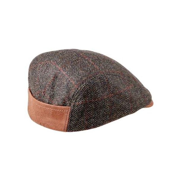 MJM Daffy 3 Wool/Cashmere Sixpence Green Herringbone