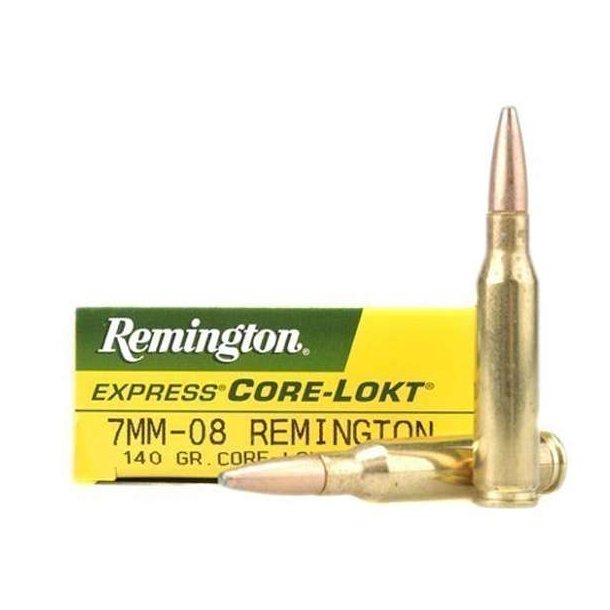 Rem. 7mm-08 rem 140gr CL 21337 Core-lokt PSP