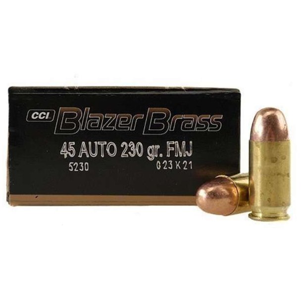 CCI Blaser .45 Auto 230gr. FMJ   (5230) FMJ