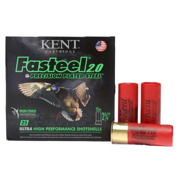 Kent Fasteel 12/70 str. 4/32g 25 stk. Haglpatron
