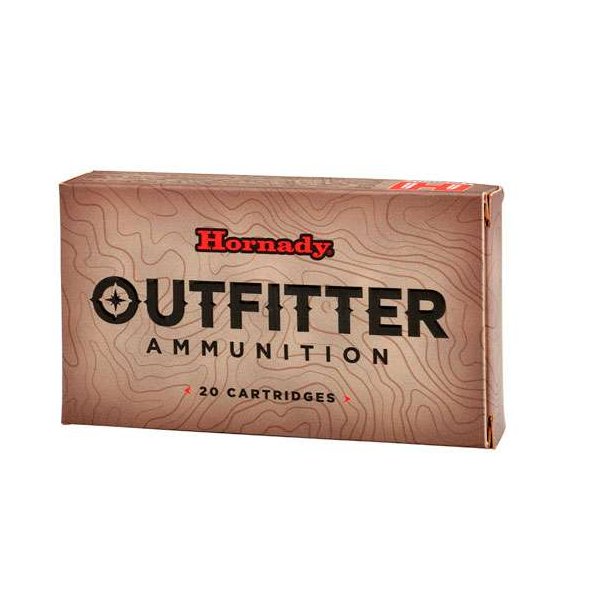 Hornady CX Outfitter 375 H&H Mag 250g, 20 stk Blyfri Riffelpatron