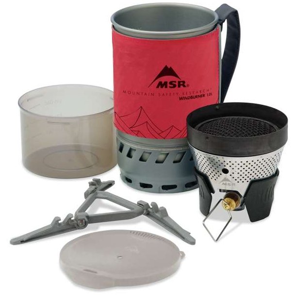 MSR WindBurner Personal Stove System 1.0L  Red