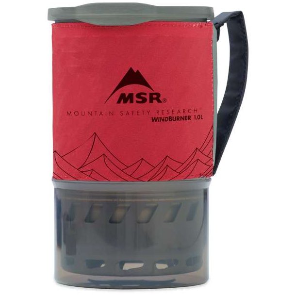 MSR WindBurner Personal Stove System 1.0L  Red