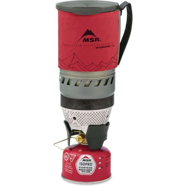 MSR WindBurner Personal Stove System 1.0L  Red