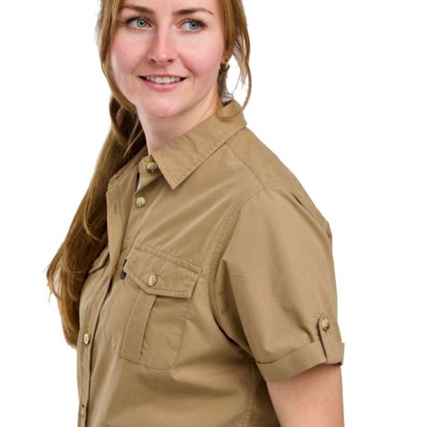 Pinewood Safari SS Shirt W Sandstone