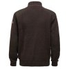 Pinewood Hurricane Full Zip Sweater D.Brown Mel