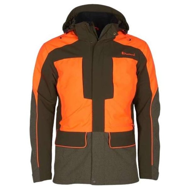Pinewood Thorn Resistant Jakke Mossgreen/Orange