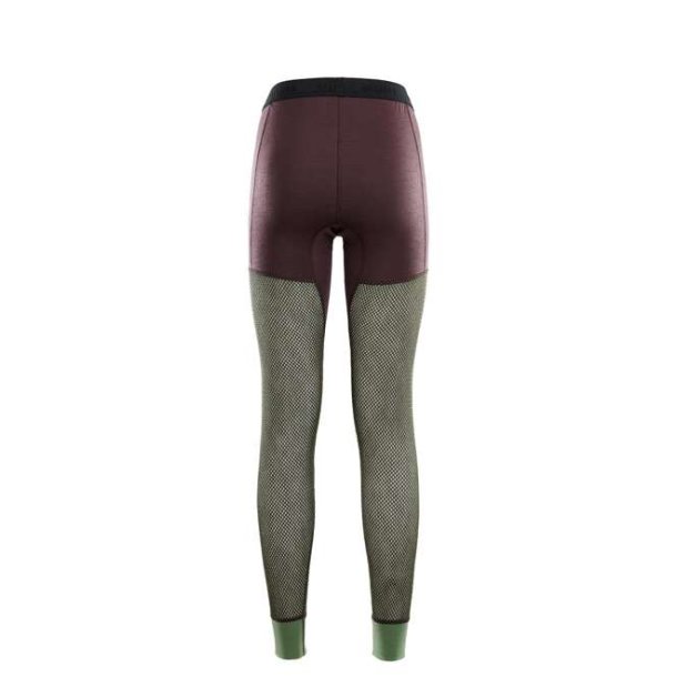 Aclima WoolNet Hybrid Woman Long Pants Fudge/Dill/Olive Night