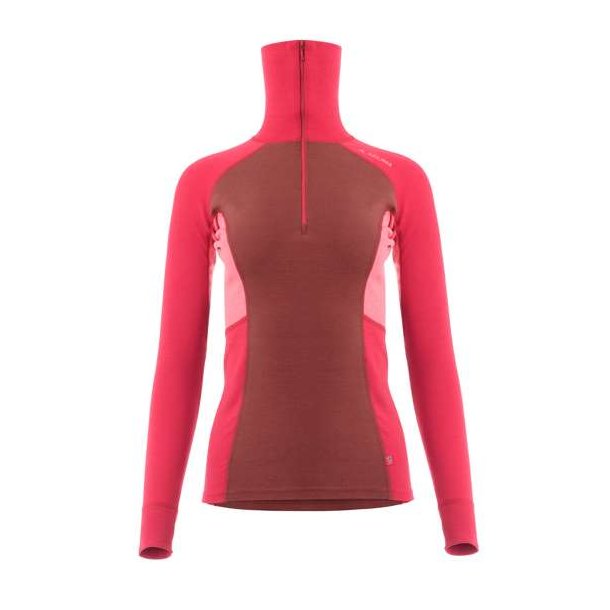Aclima WarmWool Polo Woman Jester Red/Spiced Coral