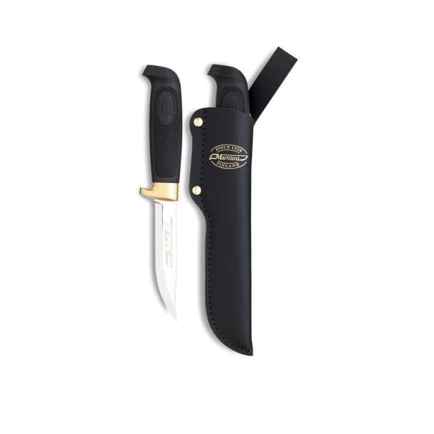 Martiini Condor Classic Kniv Sort Gummi Skfte, Rustfrit Stl Blad
