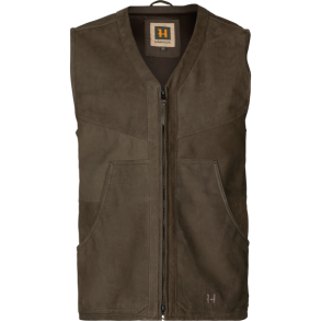 Härkila Pro Hunter Leather Waistcoat Willow Green