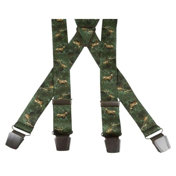 Portia Seler Med Clips Olive Print