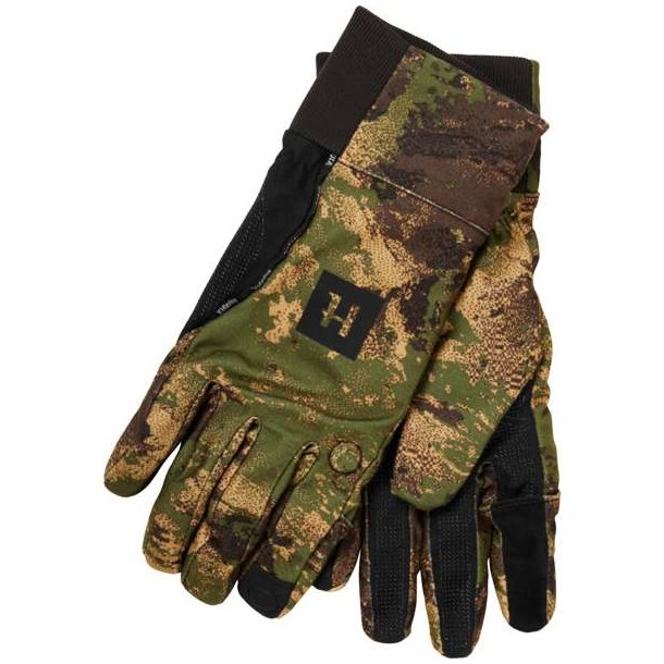 Hrkila Deer Stalker Camo HWS Gloves AXIS MSP Forest green