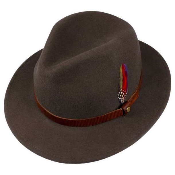 Stetson Traveller Woolfelt Hat Brown