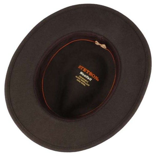 Stetson Traveller Woolfelt Hat Brown