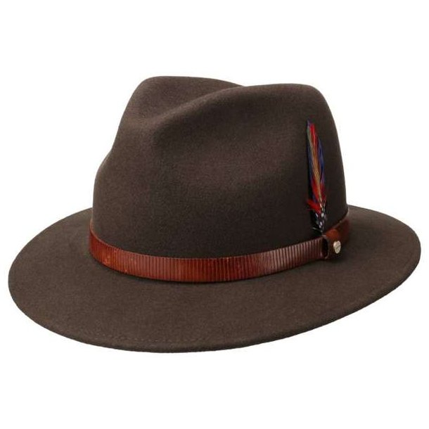 Stetson Traveller Woolfelt Hat Brown