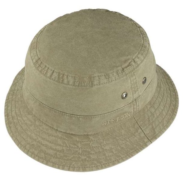Stetson Bucket Delave Hat Stone Green