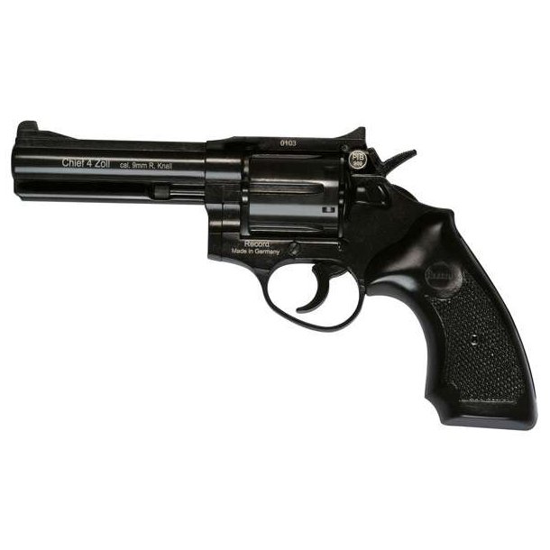 AKAH Record Chief 4" 9mm Revolver Startpistol