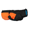 Non-Stop Dogwear Glacier Dog Jacket 2.0 Hundevest, Black/Orange str. 33