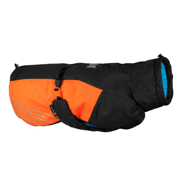Non-Stop Dogwear Glacier Dog Jacket 2.0 Hundevest, Black/Orange str. 33
