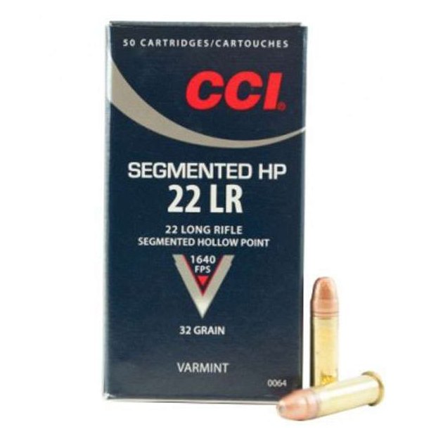 CCI .22LR 32gr Segmented HP (0064)