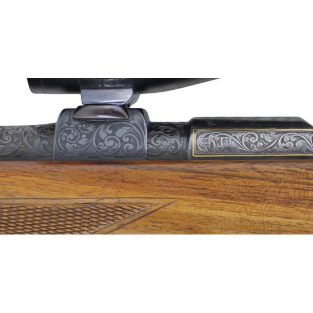 Steyr-Daimer Lux 338WM Brugt Jagtriffel mEd Swarovski Z4I Sigtekikkert