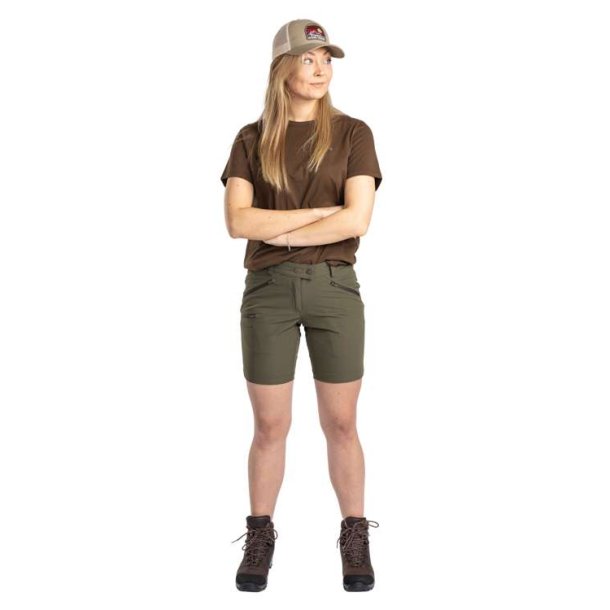Pinewood 3-Pack T-shirt W Green/Brown/Khaki
