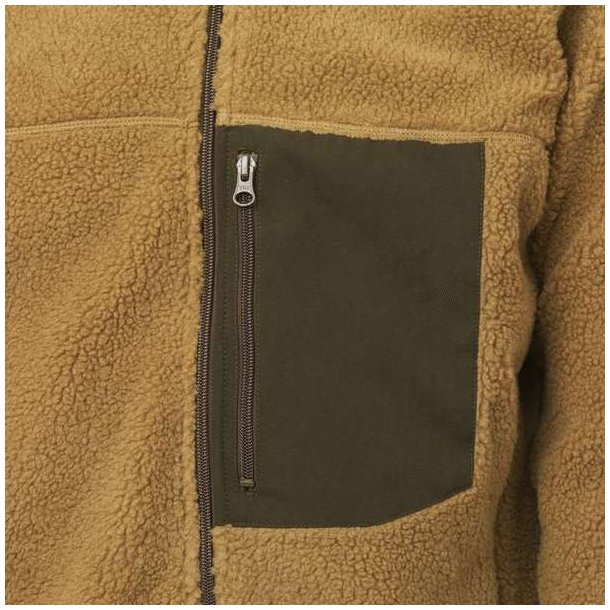 Laksen Teddy Fleece Jakke Camel