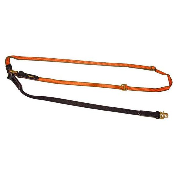 Niggeloh Hundeline m/Skulderrem Grip Orange