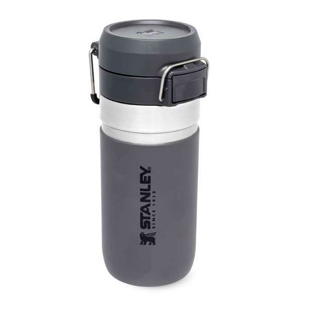 Stanley Quick Flip Water Bottle 0.47L Charcoal