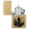 Zippo Street Brass Hunting Lighter