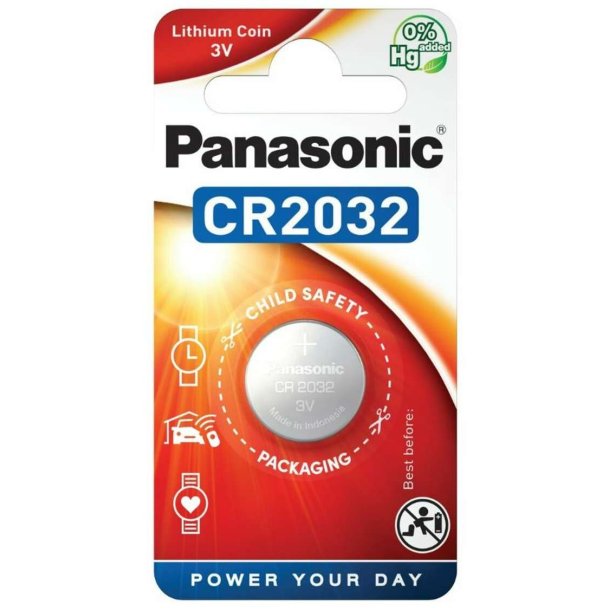 Panasonic CR2032 batteri