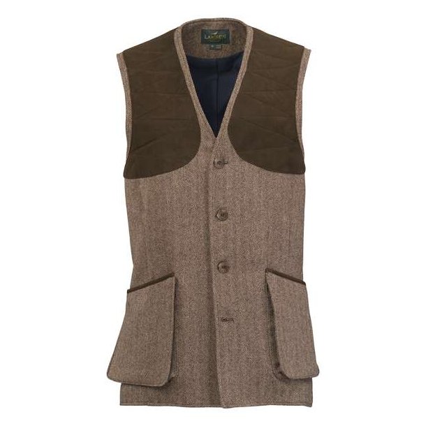 Laksen Astor Leith Shooting Vest Brown