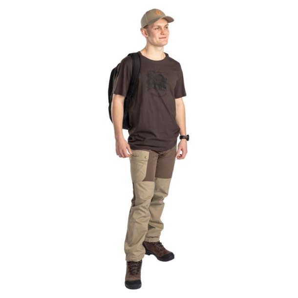 Pinewood Finnveden Trail Hybrid Bukser Earth Brown/L. Khaki