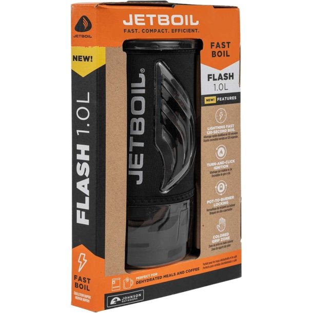 Jetboil Flash 1.0L Carbon 1L Sort