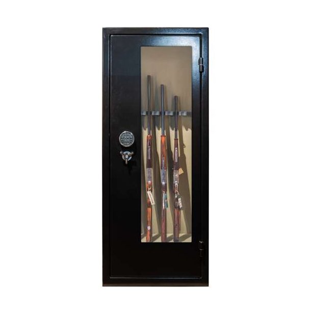 Vitrum Safe Lux 1 Glasside Sort/Grn E-lock 13 Vben 320 Kg Vbenskab
