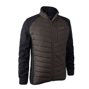 Deerhunter Moor Vatteret Jakke m.Strik Brown Leaf
