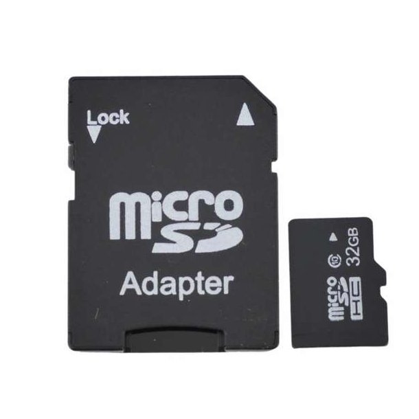 Micro SD Kort 32 GB med adaptor