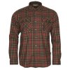 Pinewood Prestwick Exclusive Shirt D.Terracotta/D.Green
