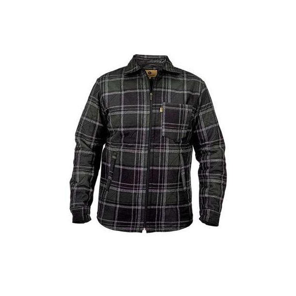 Nordhunt McDonnel Quilted Flannel Shirt Green Check