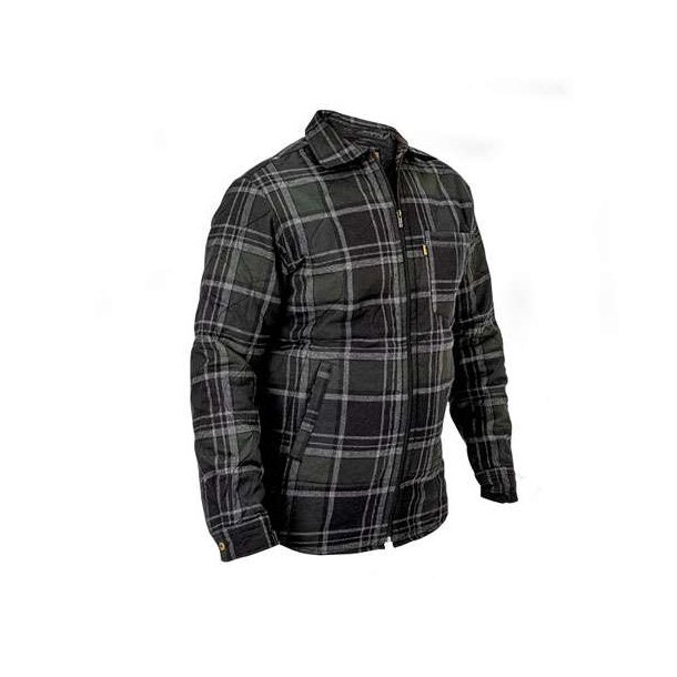 Nordhunt McDonnel Quilted Flannel Shirt Green Check