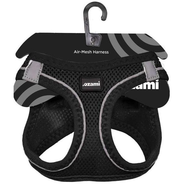 Ozami Air-Mesh Sele til Hund Sort Str. XS