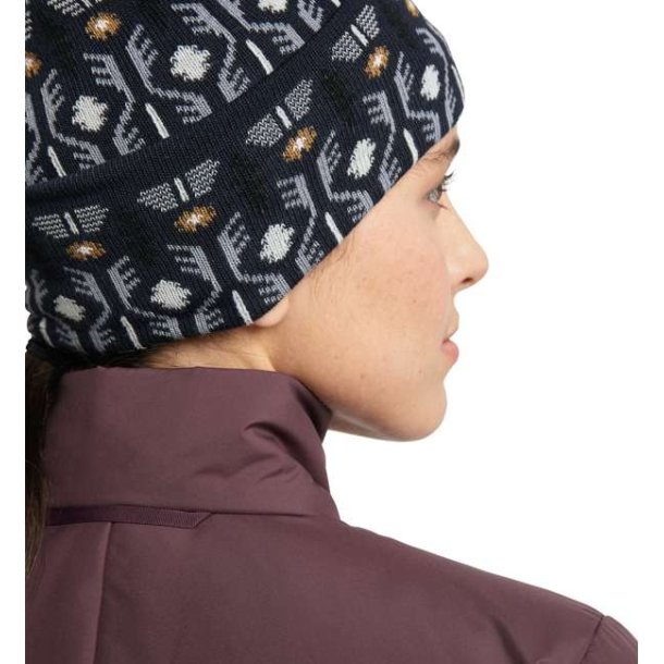 Haglfs Mountain Jaquard Beanie Tophue Tarn Blue Pattern