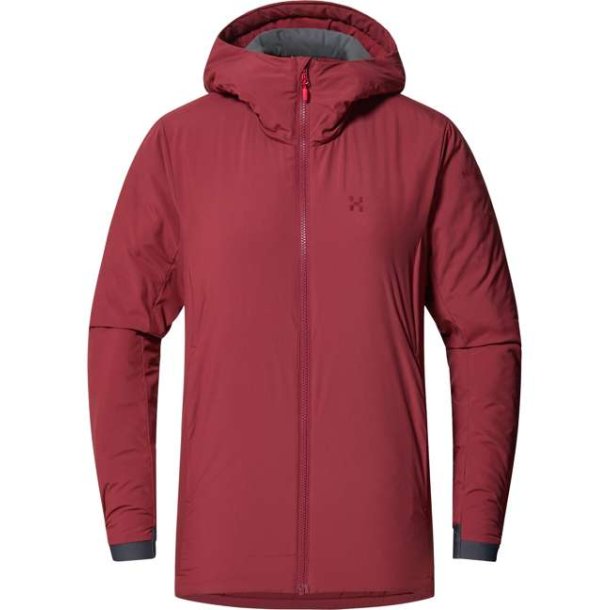 Haglfs Mimic Alert Hood Dame Carmine Red