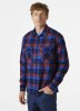 Helly Hansen Lokka Organic Flan Ls Shirt Poppy Red Box Stripe Plaid