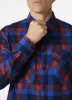 Helly Hansen Lokka Organic Flan Ls Shirt Poppy Red Box Stripe Plaid