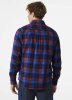 Helly Hansen Lokka Organic Flan Ls Shirt Poppy Red Box Stripe Plaid