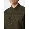 Helly Hansen Lokka Organic Flan Ls Shirt Utility Green Classic Plai