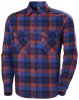 Helly Hansen Lokka Organic Flan Ls Shirt Poppy Red Box Stripe Plaid